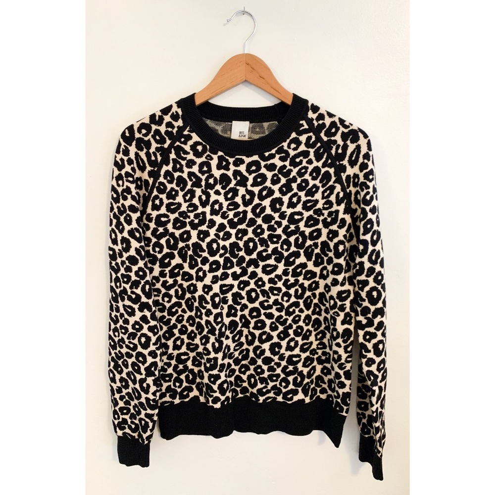 Iris&Ink Esme leopard print sweater